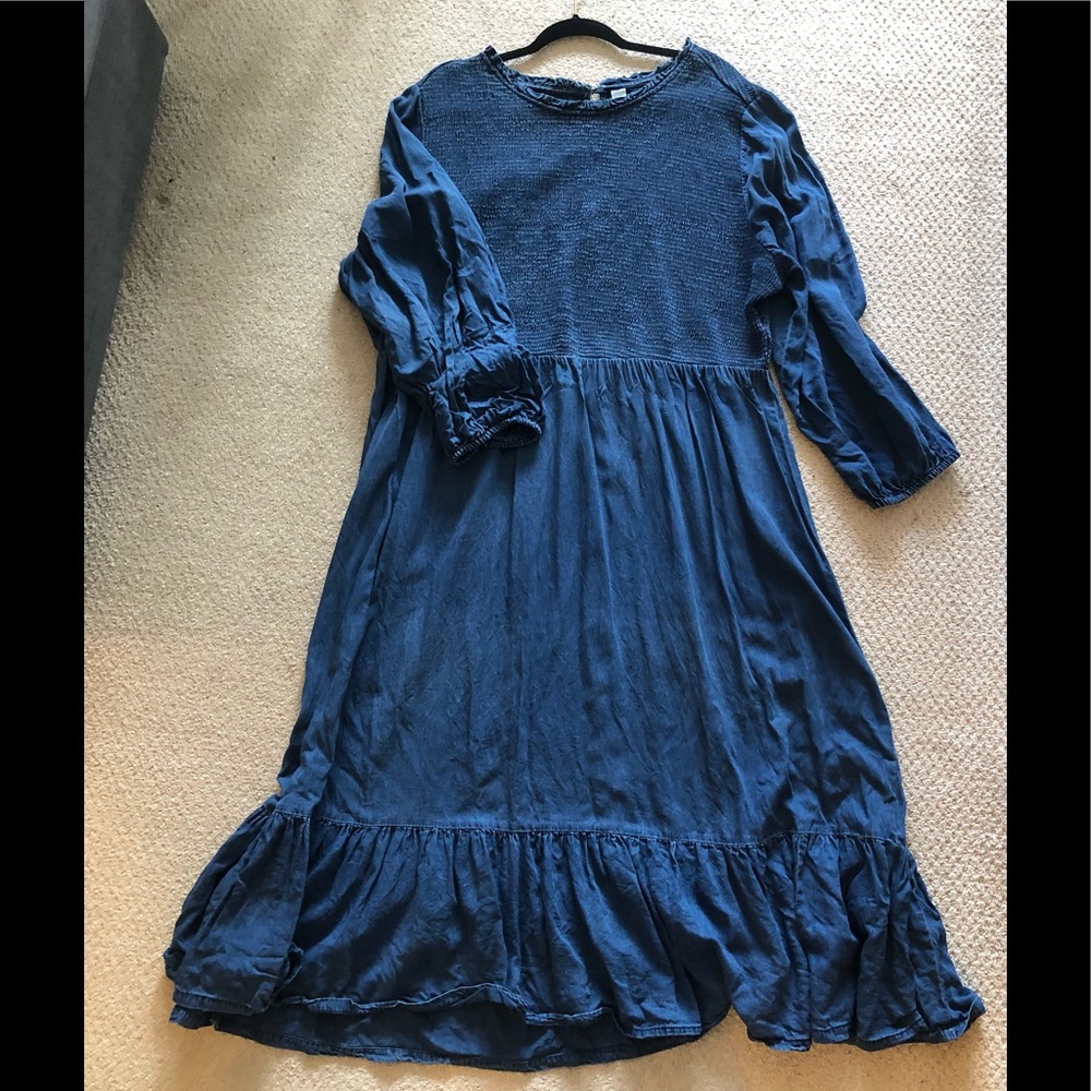 Chambray MIDI Dress